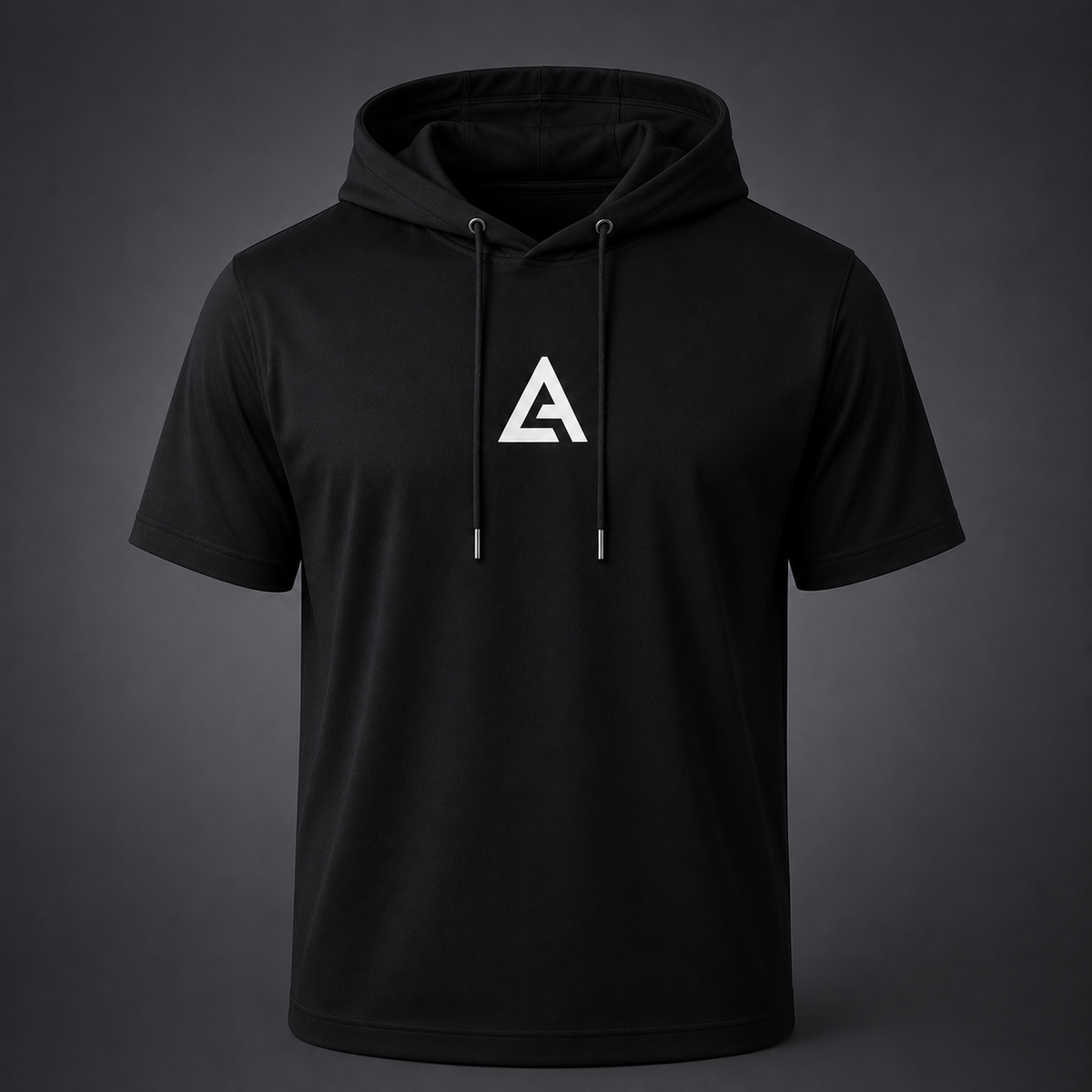 Hooded T-Shirt LANSARI — Noir ou Blanc, coton premium